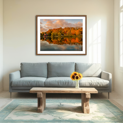 AUTO-MOCKUP ROOM | The O'l Red Mill Wall Art
