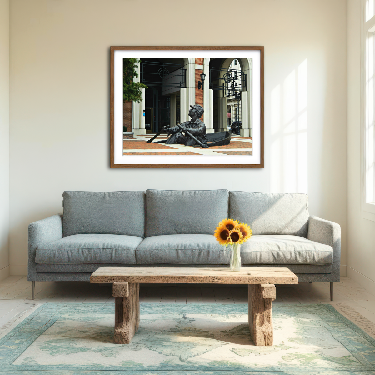 AUTO-MOCKUP ROOM | The Oarsman Wall Art