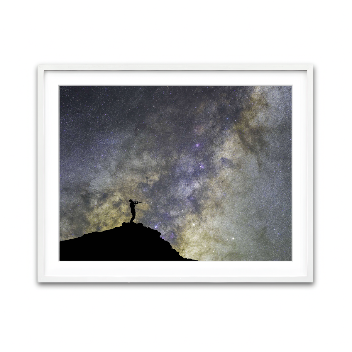 Framed Print 4x3 White