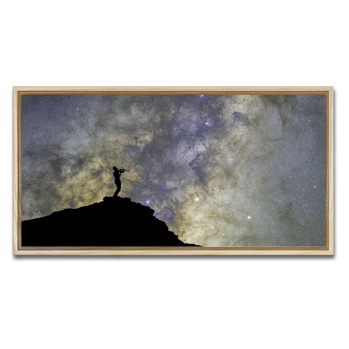 AUTO-MOCKUP WHITE | The Oboe Player | 1 Piece | Natural Framed Canvas | group=2x1