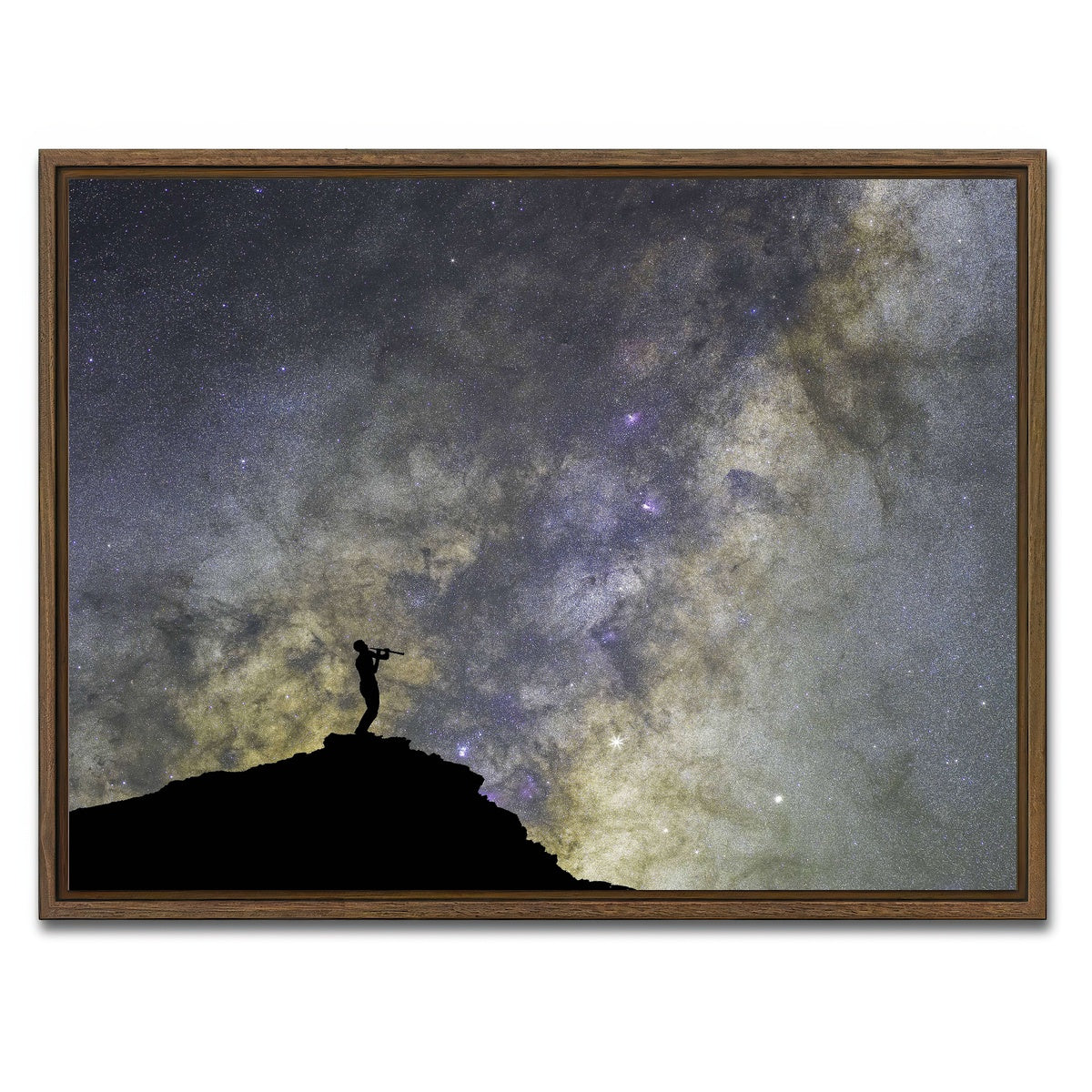 AUTO-MOCKUP WHITE | The Oboe Player | 1 Piece | Walnut Framed Canvas | group=4x3