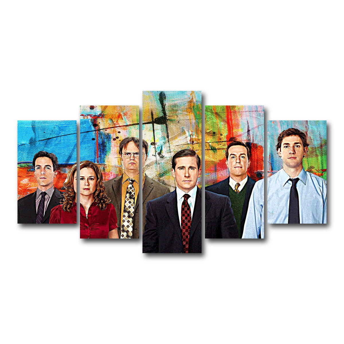 AUTO-MOCKUP WHITE | The Office | 5 Piece | Gallery Wrap Canvas | group=5_normal