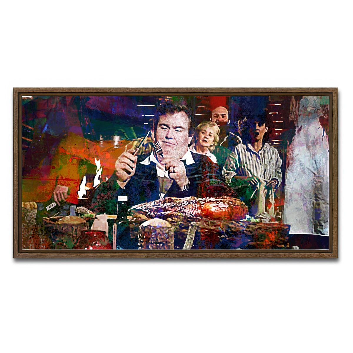 AUTO-MOCKUP WHITE | The Old 96er | 1 Piece | Walnut Framed Canvas | group=2x1