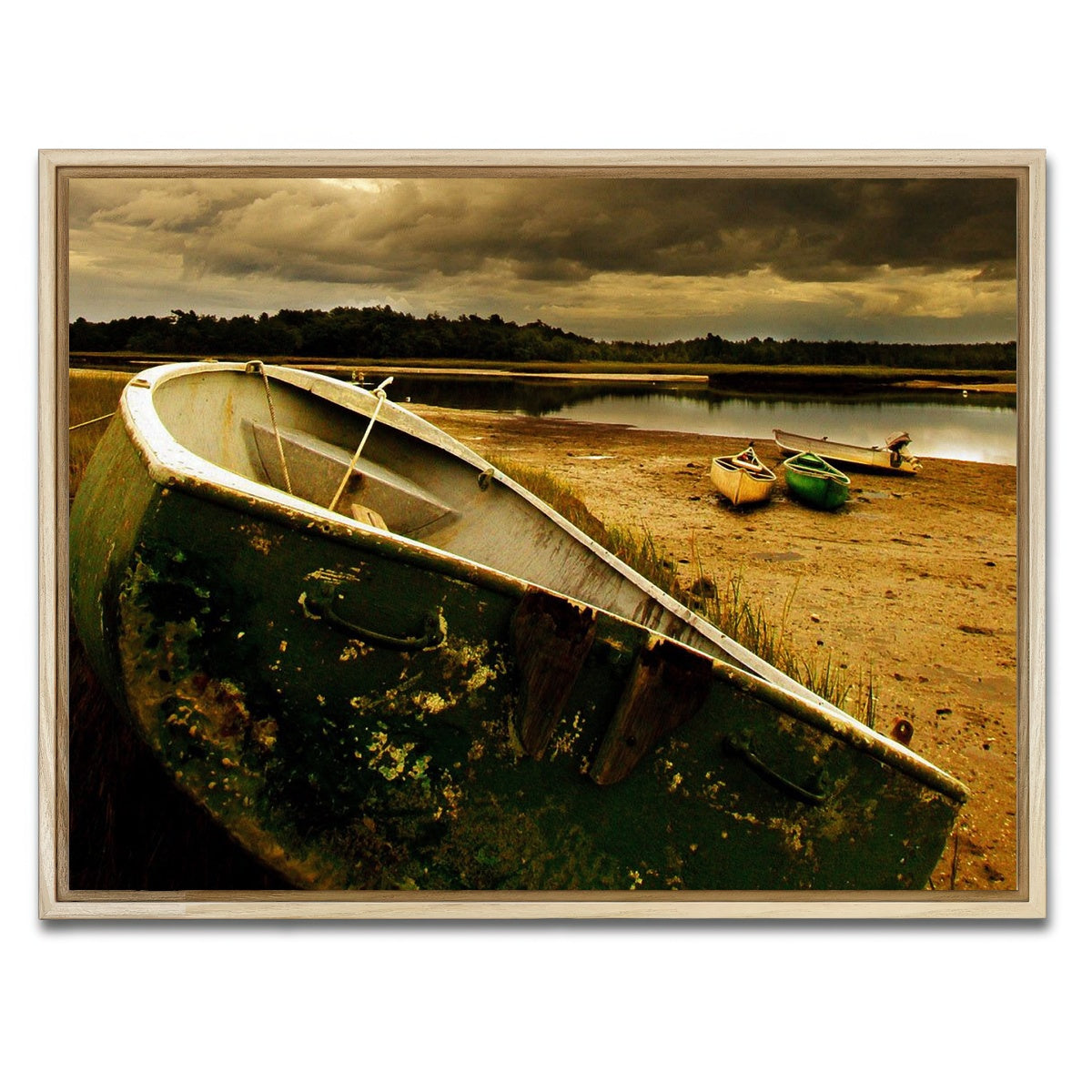 AUTO-MOCKUP WHITE | The Old Boat | 1 Piece | Natural Framed Canvas | group=4x3