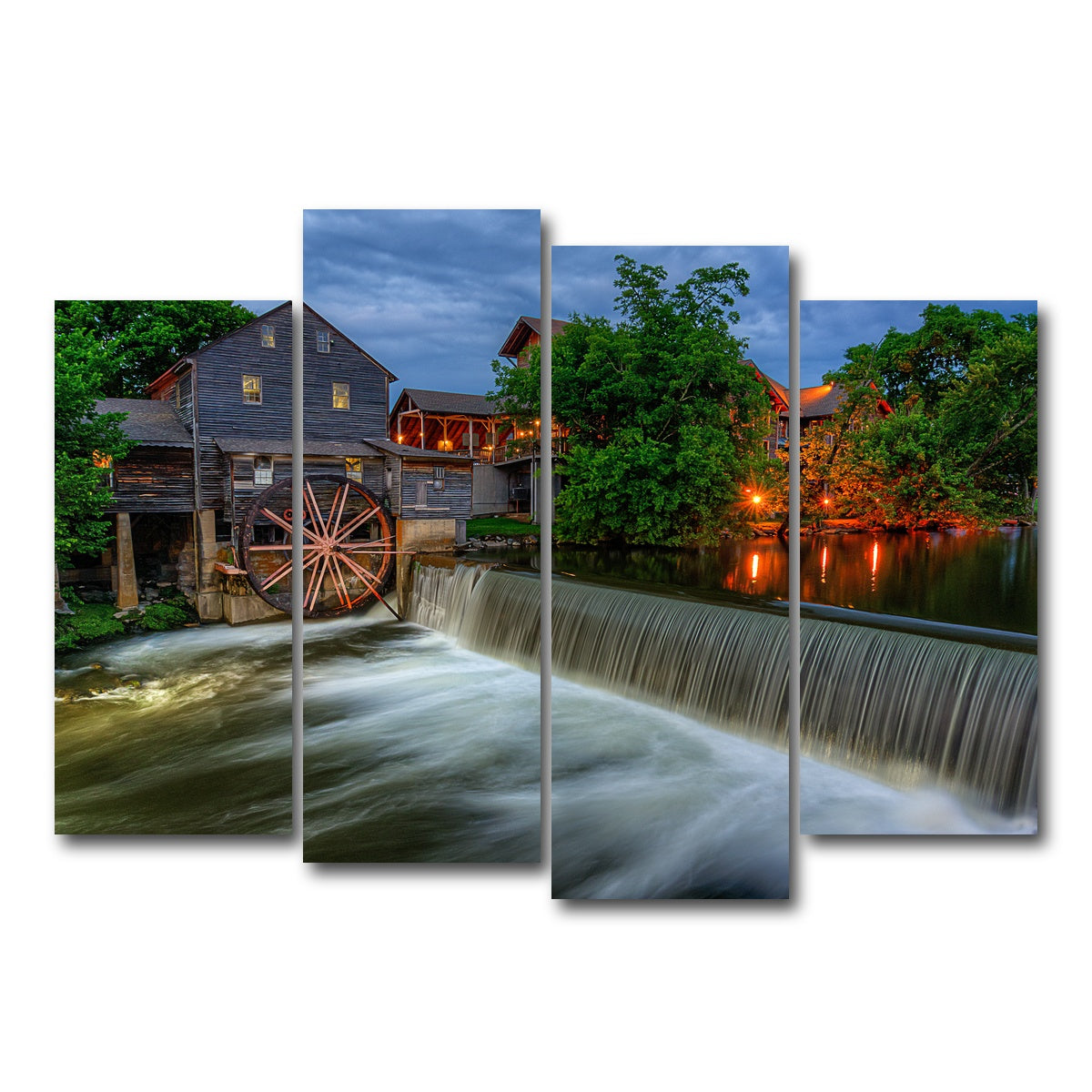 AUTO-MOCKUP WHITE | The Old Mill | 4 Piece | Gallery Wrap Canvas | group=4_normal