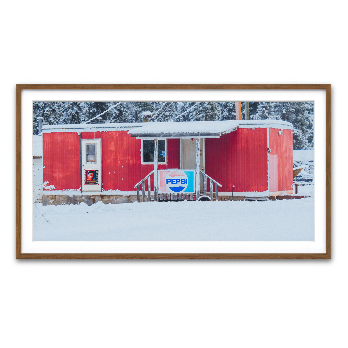 Framed Print 2x1 Walnut