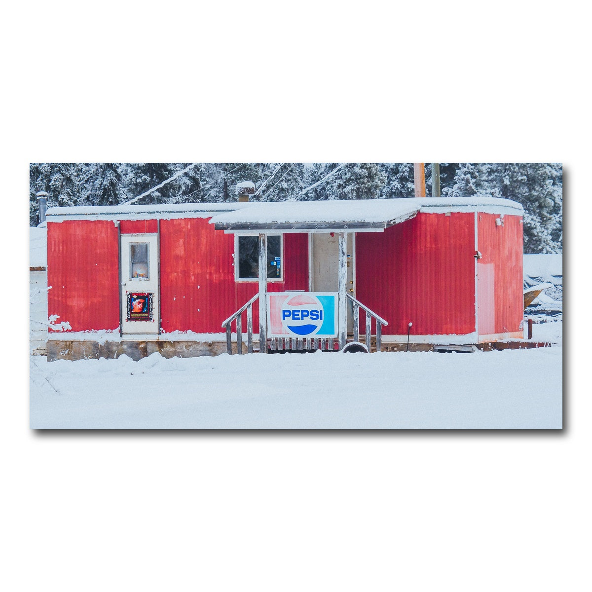 AUTO-MOCKUP WHITE | The Old Red Trailer | 1 Piece | Gallery Wrap Canvas | group=2x1