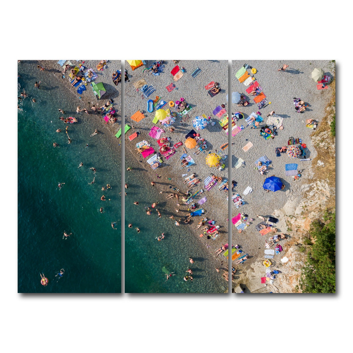 AUTO-MOCKUP WHITE | The Party Spot | 3 Piece | Gallery Wrap Canvas | group=8x18