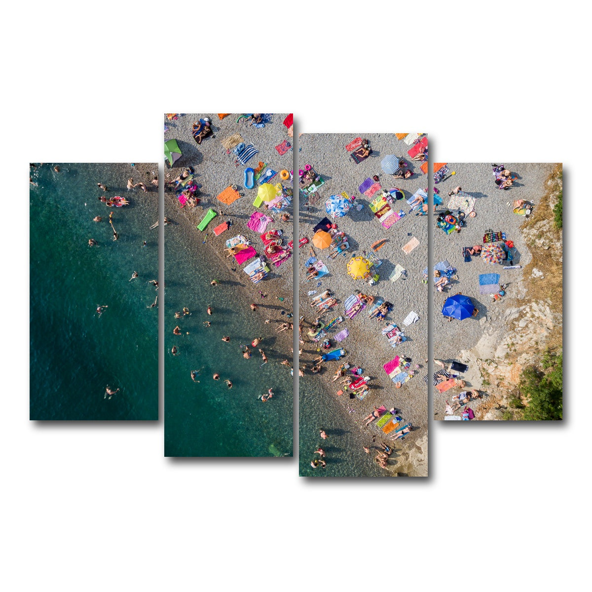 AUTO-MOCKUP WHITE | The Party Spot | 4 Piece | Gallery Wrap Canvas | group=4_short