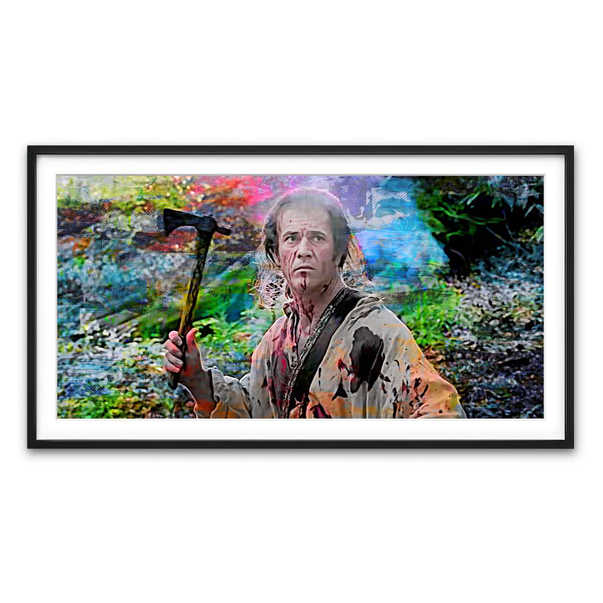 Framed Print 2x1 Black