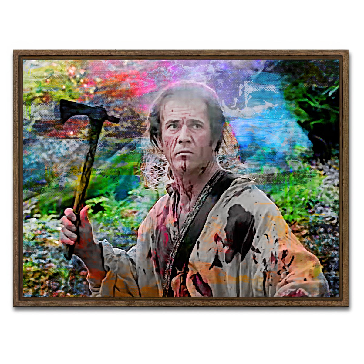 AUTO-MOCKUP WHITE | The Patriot | 1 Piece | Walnut Framed Canvas | group=4x3