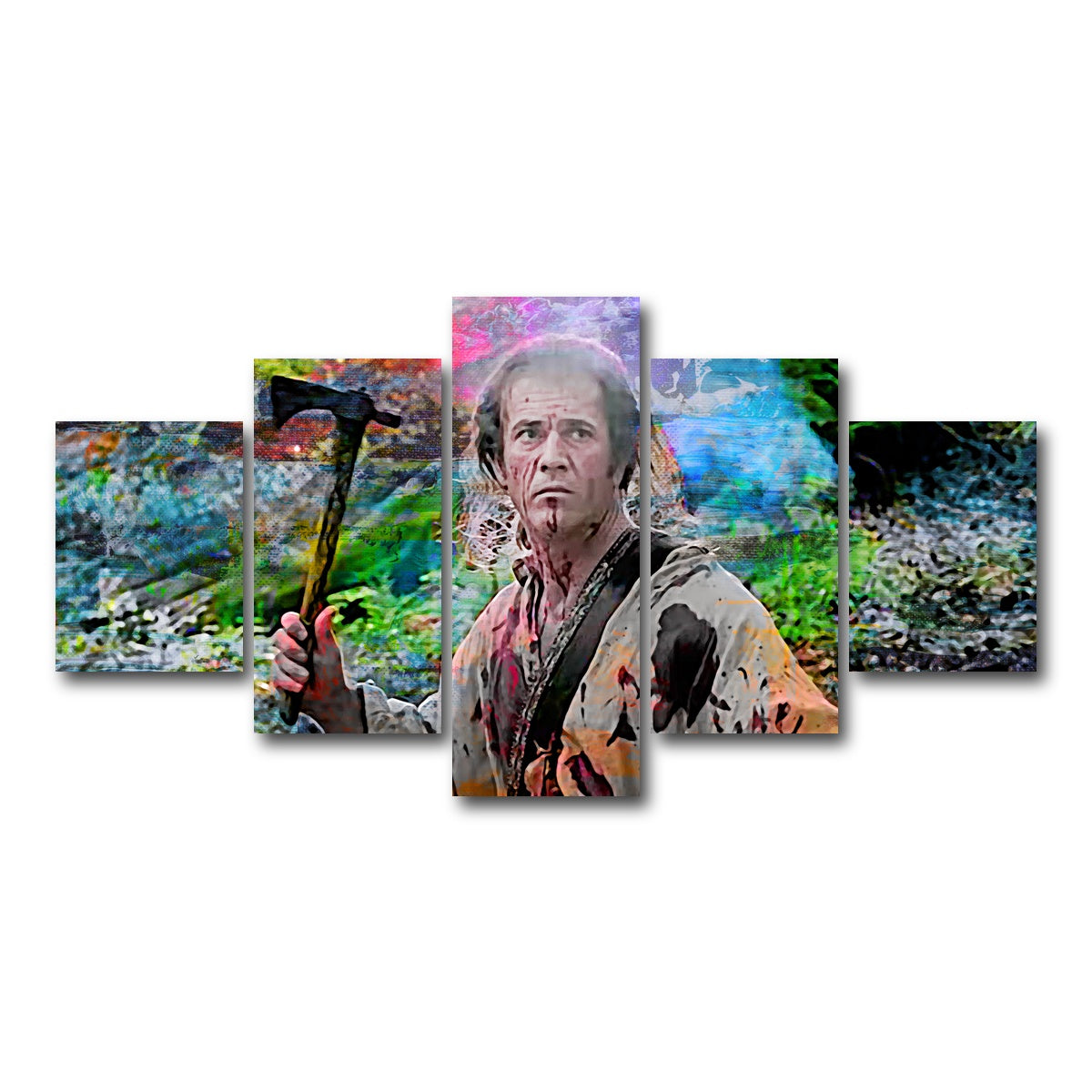 AUTO-MOCKUP WHITE | The Patriot | 5 Piece | Gallery Wrap Canvas | group=5_short