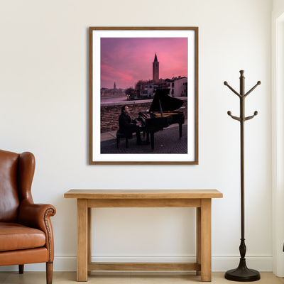 AUTO-MOCKUP ROOM | The Pianist Wall Art