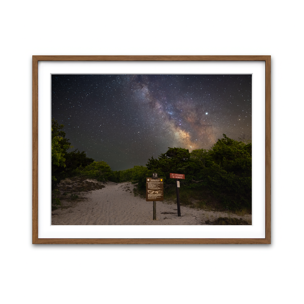 Framed Print 4x3 Walnut