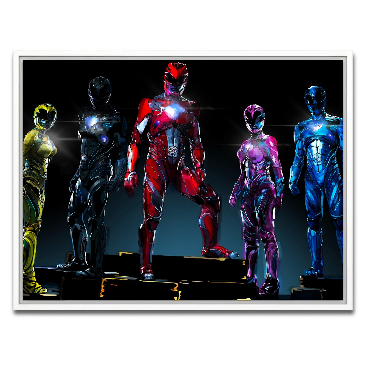 AUTO-MOCKUP WHITE | The Rangers | 1 Piece | White Framed Canvas | group=4x3