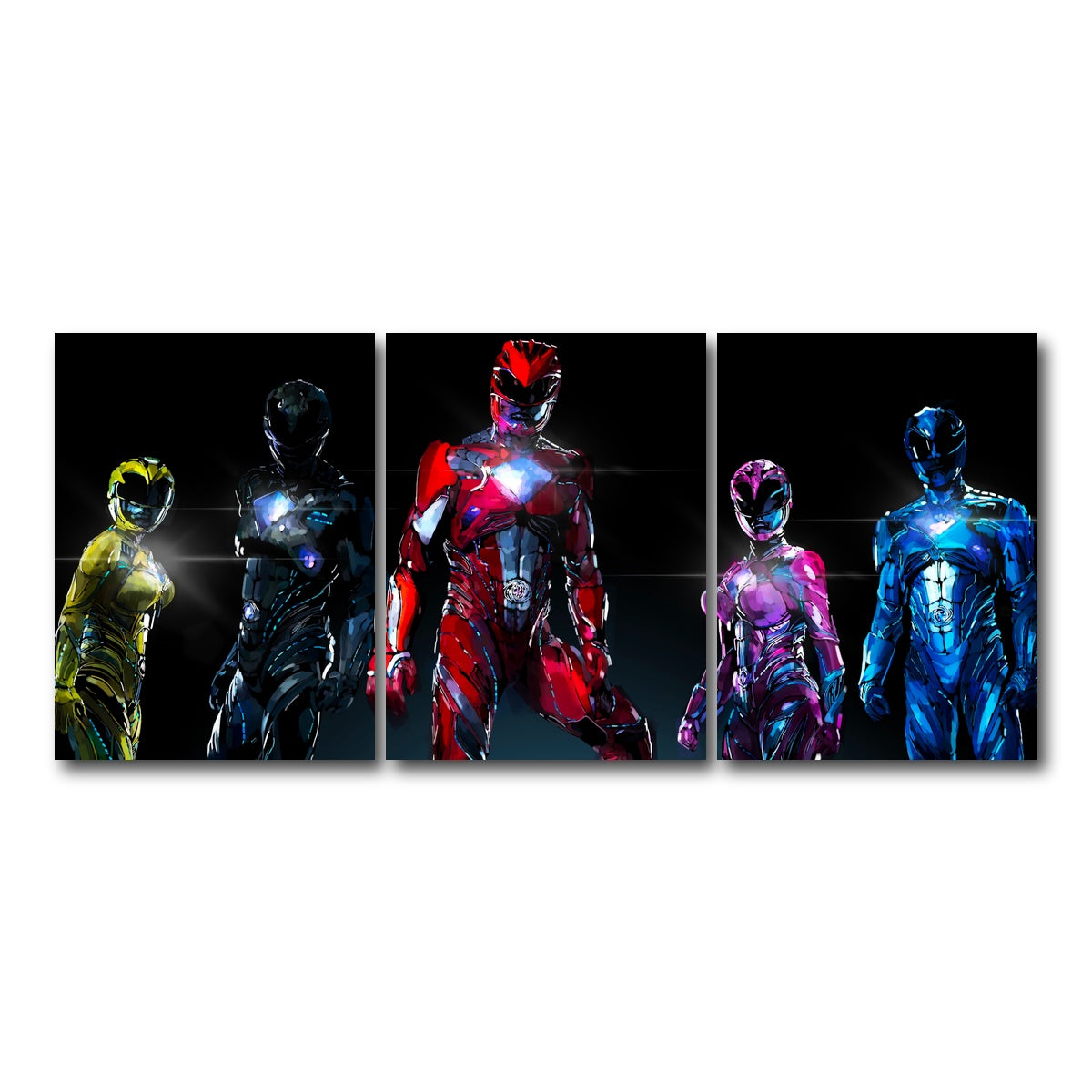 AUTO-MOCKUP WHITE | The Rangers | 3 Piece | Gallery Wrap Canvas | group=18x24