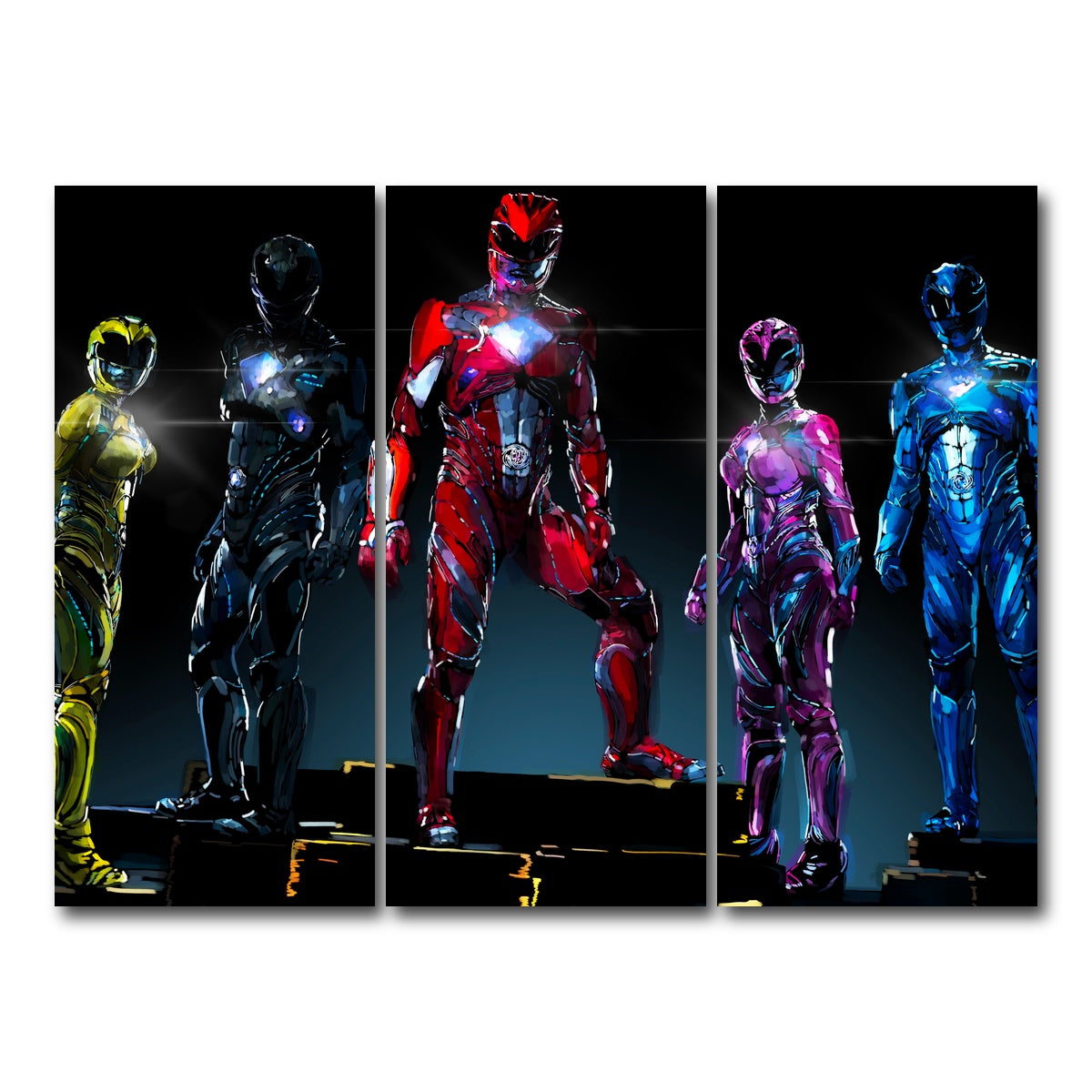 AUTO-MOCKUP WHITE | The Rangers | 3 Piece | Gallery Wrap Canvas | group=8x18