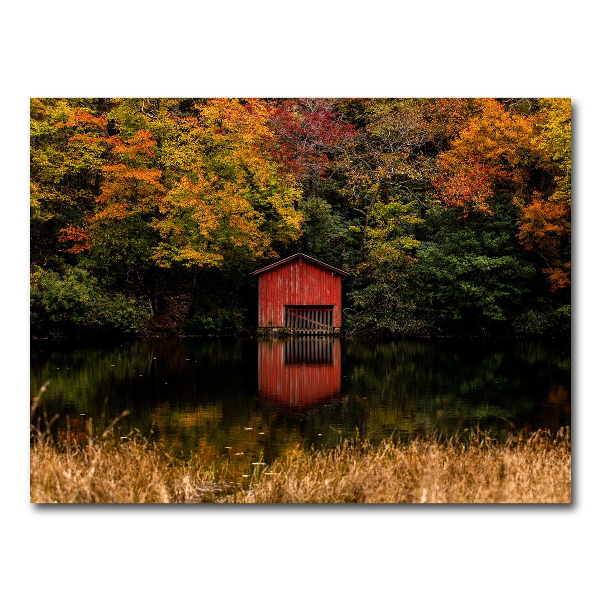 AUTO-MOCKUP WHITE | The Red Boat House | 1 Piece | Gallery Wrap Canvas | group=4x3