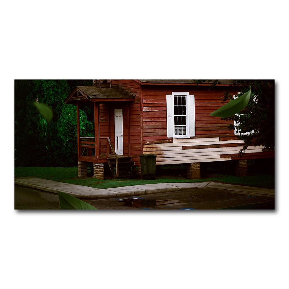AUTO-MOCKUP WHITE | The Red House | 1 Piece | Gallery Wrap Canvas | group=2x1