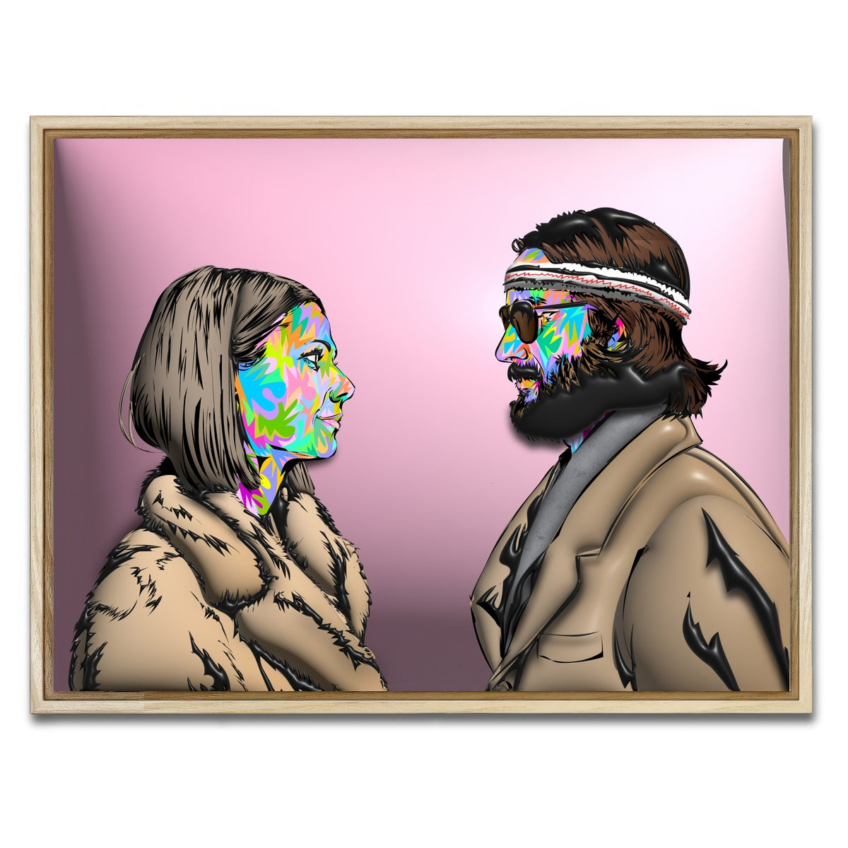 AUTO-MOCKUP WHITE | The Royal Tenenbaums | 1 Piece | Natural Framed Canvas | group=4x3