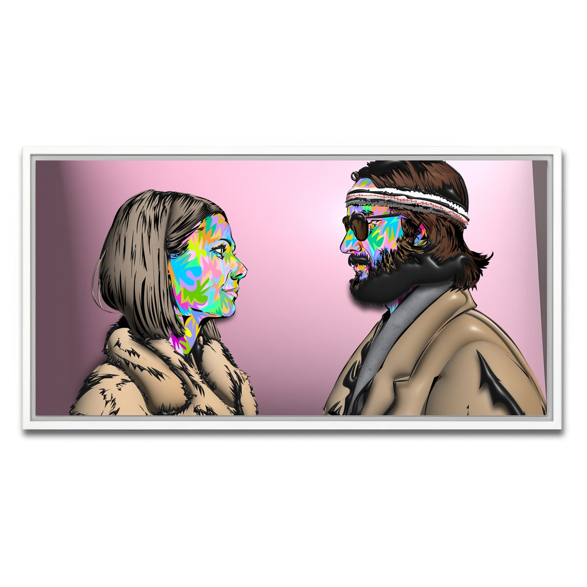 AUTO-MOCKUP WHITE | The Royal Tenenbaums | 1 Piece | White Framed Canvas | group=2x1