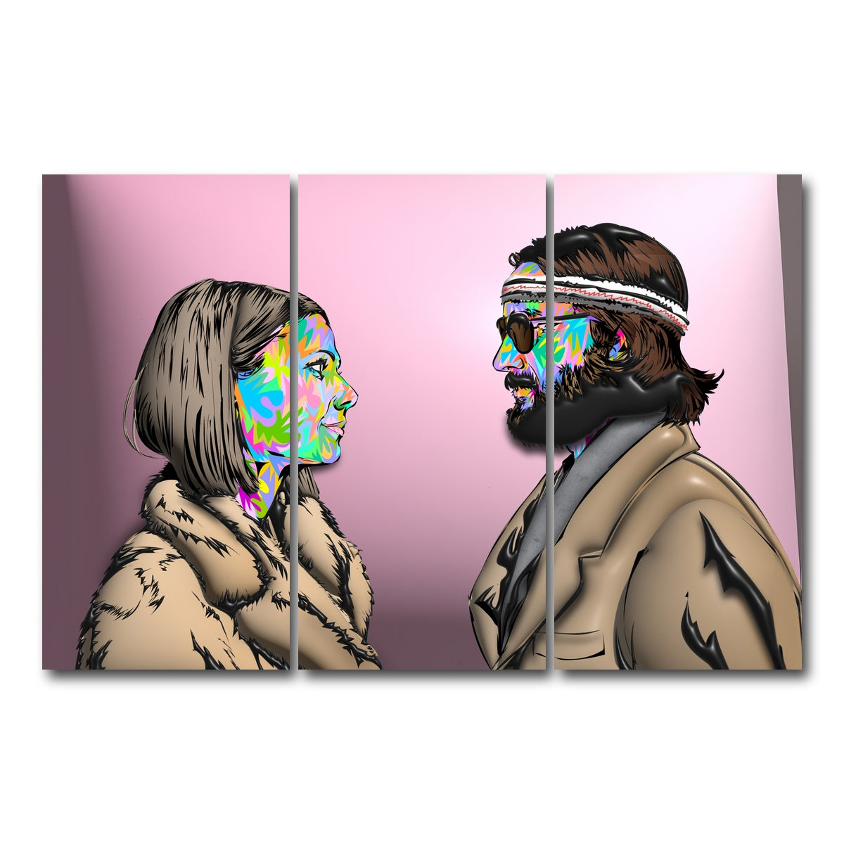 AUTO-MOCKUP WHITE | The Royal Tenenbaums | 3 Piece | Gallery Wrap Canvas | group=12x24