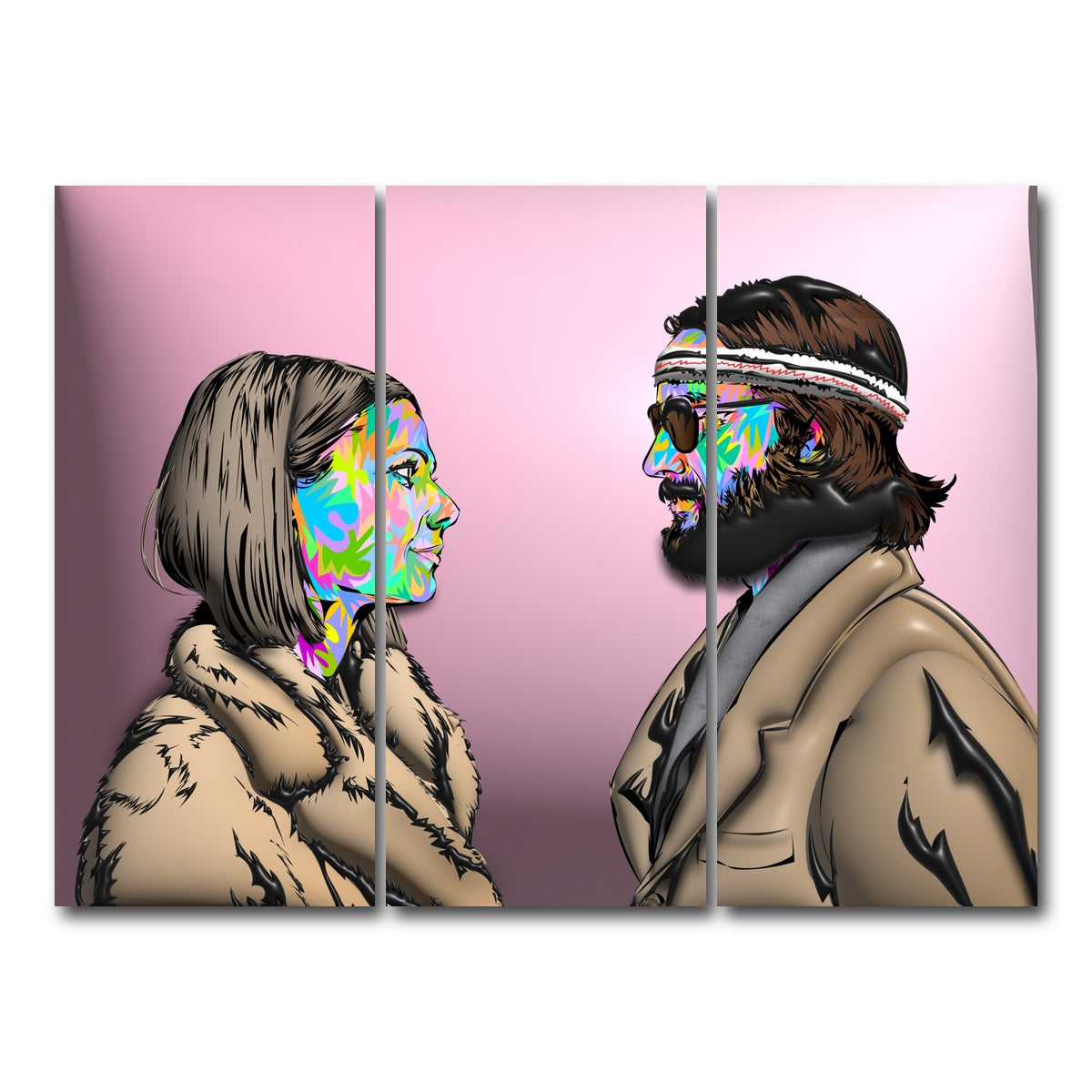 AUTO-MOCKUP WHITE | The Royal Tenenbaums | 3 Piece | Gallery Wrap Canvas | group=8x18