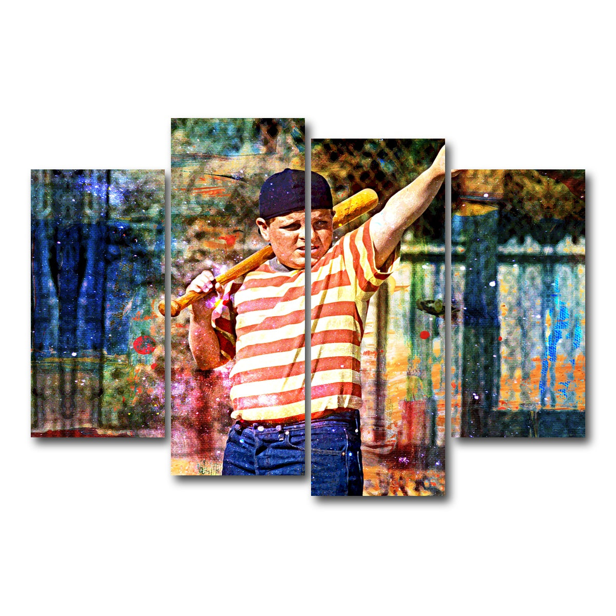AUTO-MOCKUP WHITE | The Sandlot | 4 Piece | Gallery Wrapped | group=4_short