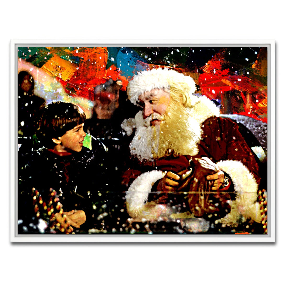 AUTO-MOCKUP WHITE | The Santa Clause | 1 Piece | White Framed Canvas | group=4x3