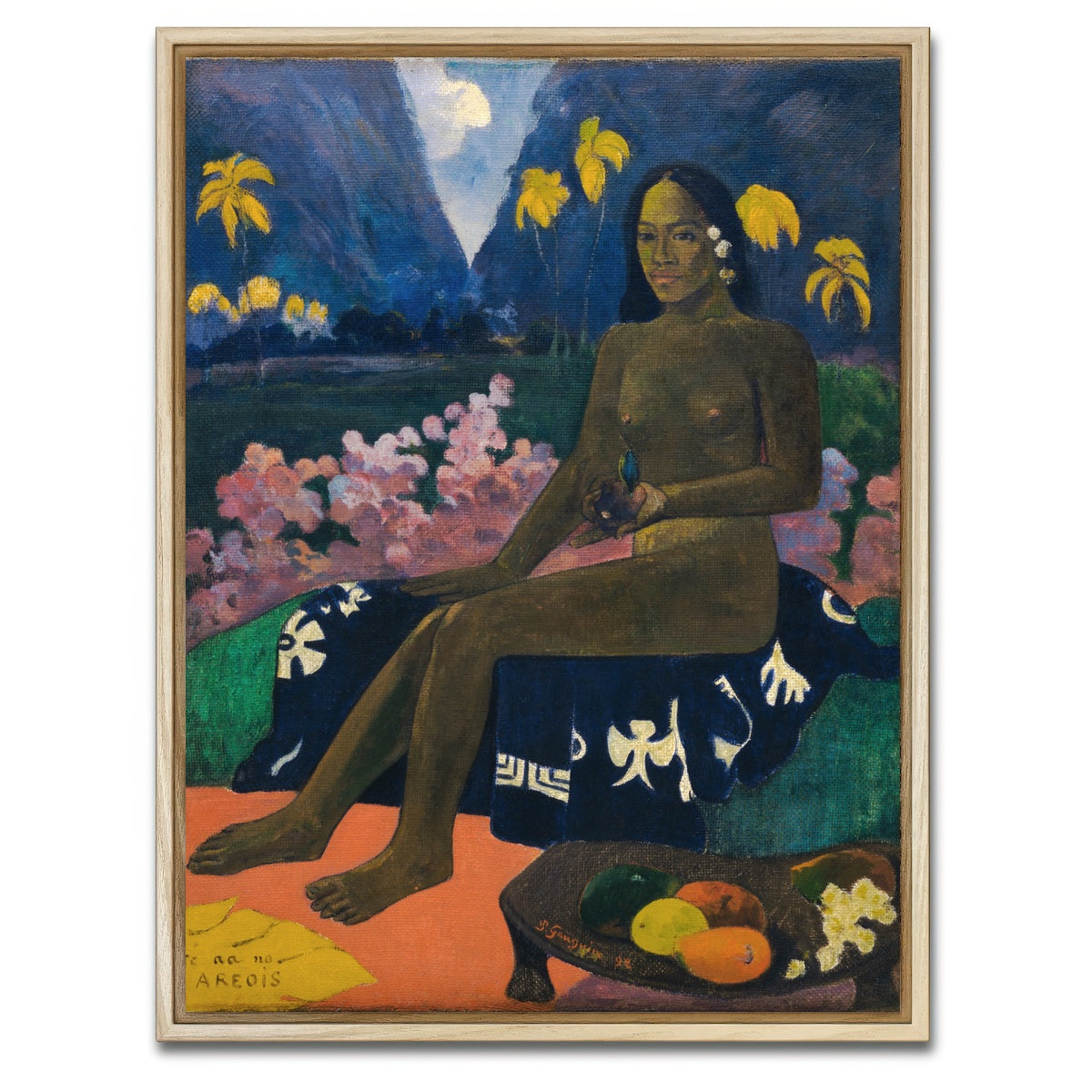 AUTO-MOCKUP WHITE | The Seed of the Areoi | 1 Piece | Natural Framed Canvas | group=3x4