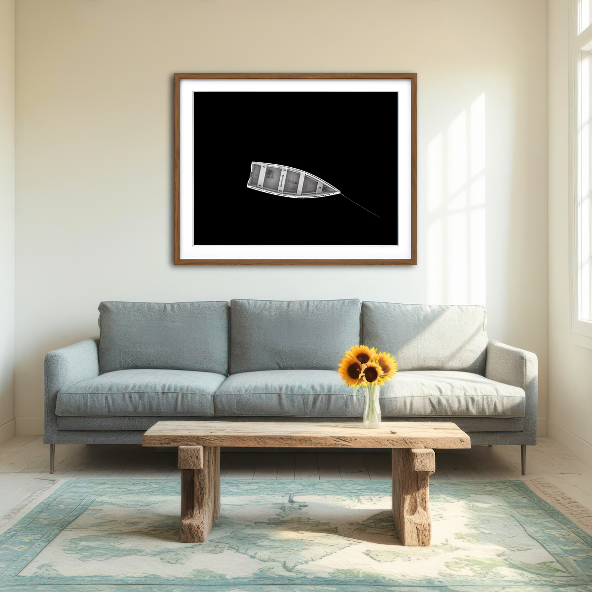 AUTO-MOCKUP ROOM | The Shape of Stillness Wall Art