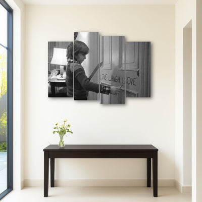 AUTO-MOCKUP ROOM | The Shining - Live Laugh Love Grayscale