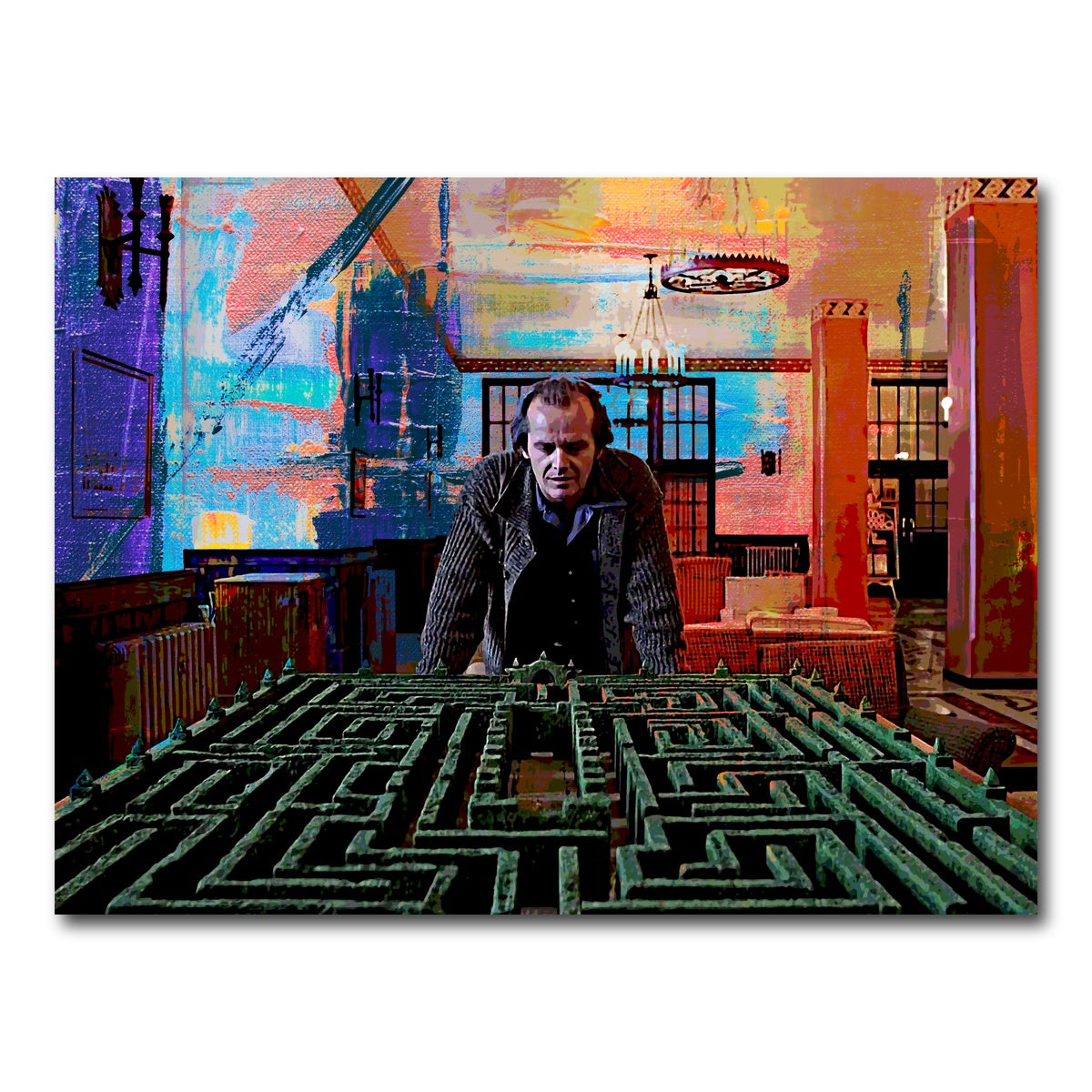 AUTO-MOCKUP WHITE | The Shining Hedge Maze | 1 Piece | Gallery Wrap Canvas | group=4x3