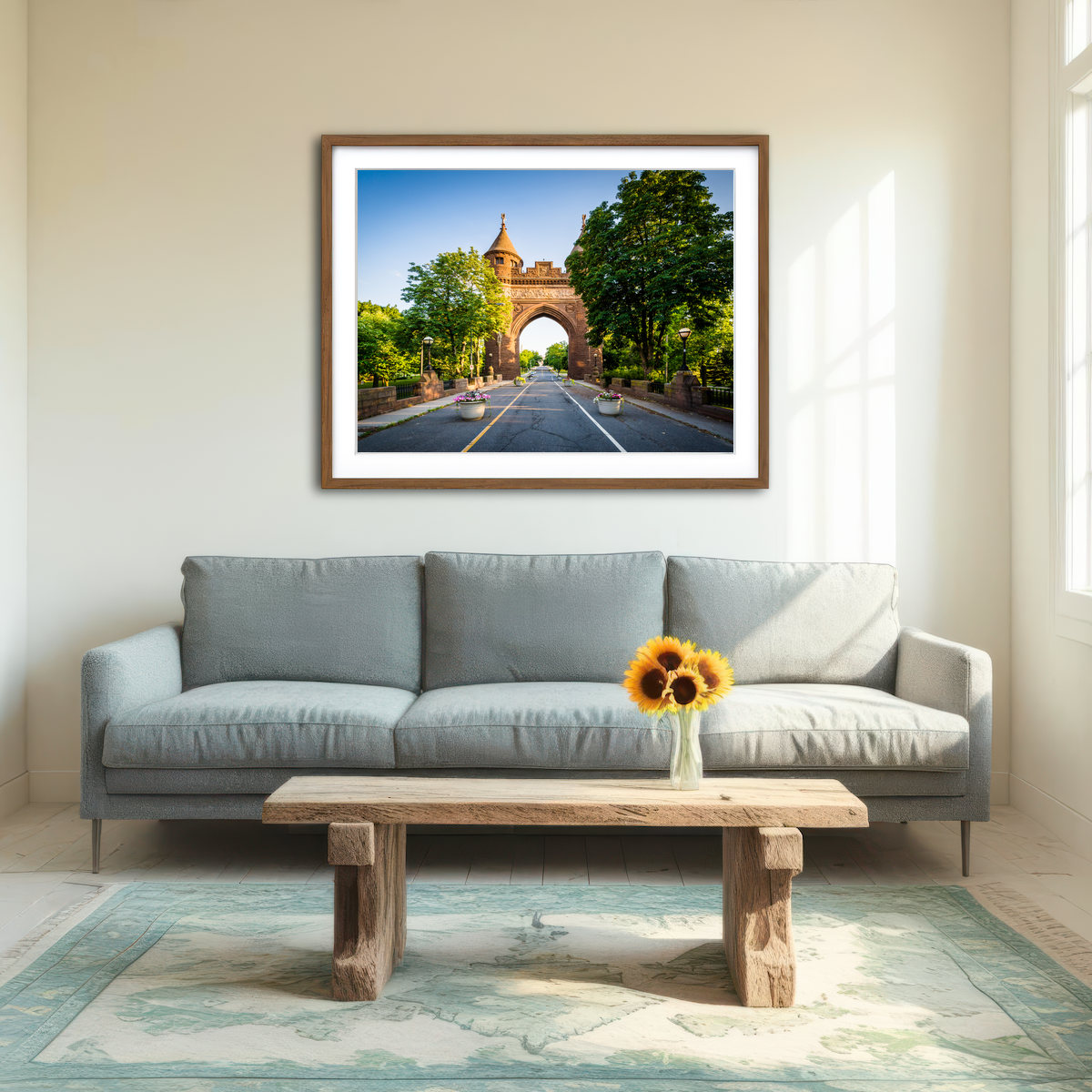 AUTO-MOCKUP ROOM | The Soldiers and Sailors Memorial Arch Wall Art