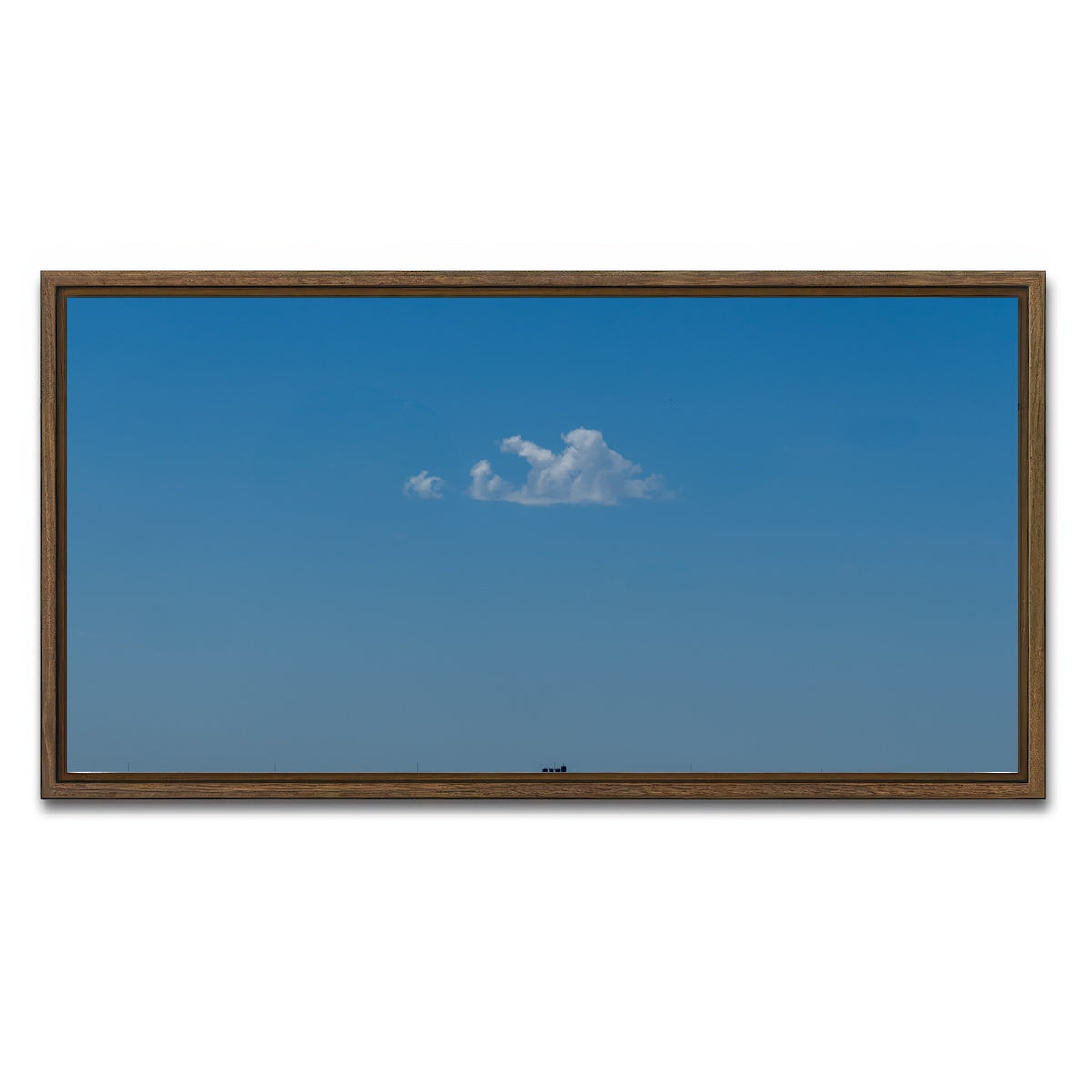 AUTO-MOCKUP WHITE | The Soul Cloud | 1 Piece | Walnut Framed Canvas | group=2x1