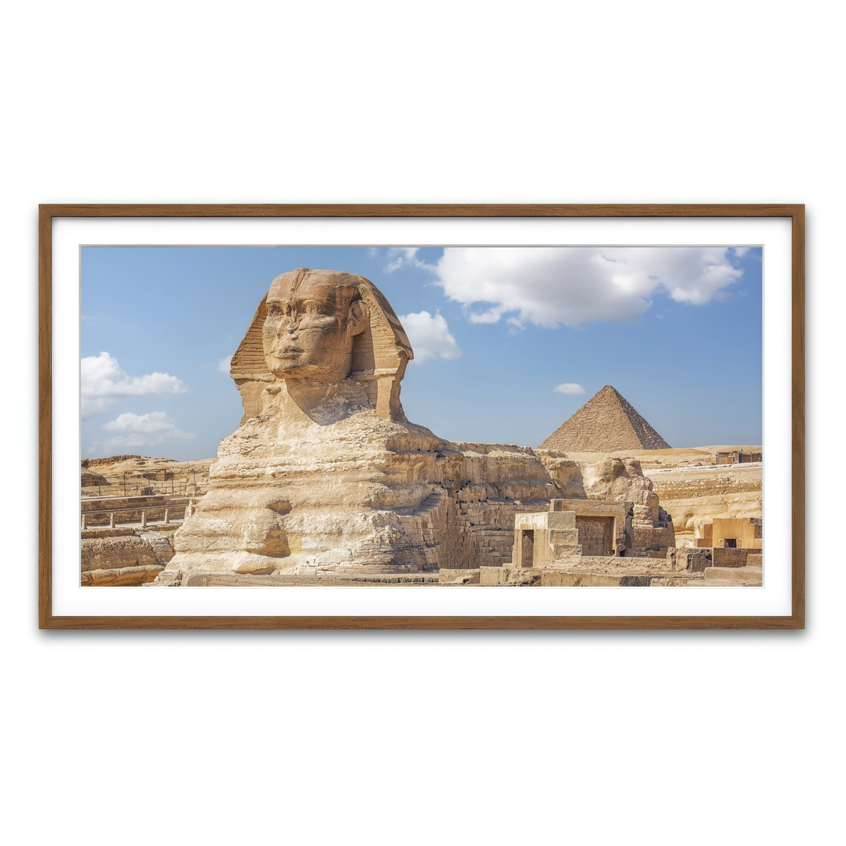 Framed Print 2x1 Walnut