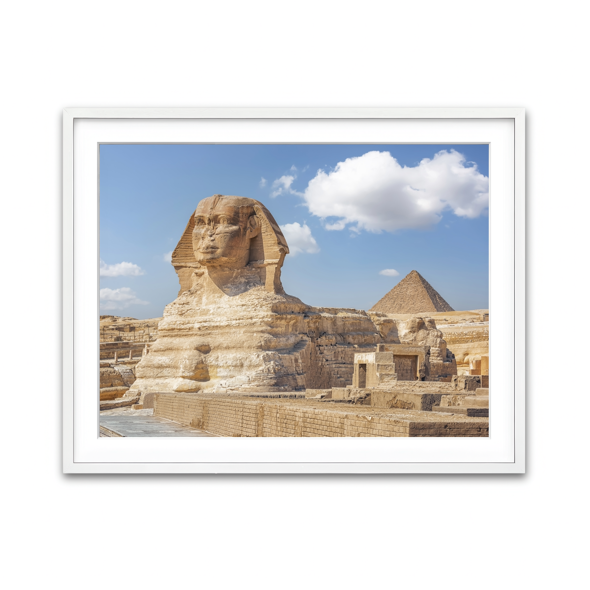 Framed Print 4x3 White
