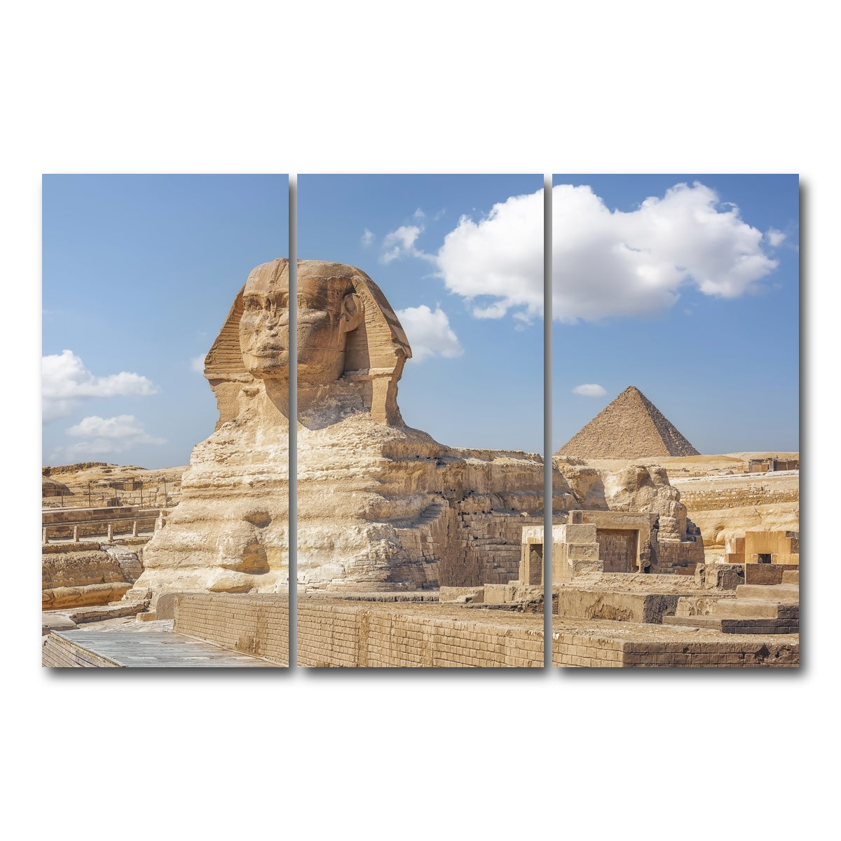 AUTO-MOCKUP WHITE | The Sphinx | 3 Piece | Gallery Wrap Canvas | group=12x24