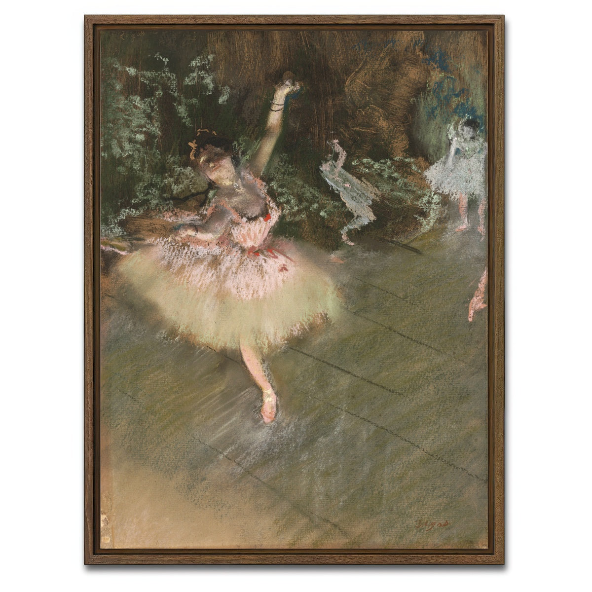 AUTO-MOCKUP WHITE | The Star | 1 Piece | Walnut Framed Canvas | group=3x4