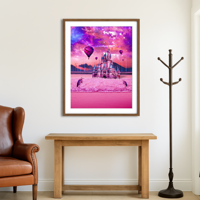 AUTO-MOCKUP ROOM | The Sunken Castle Wall Art