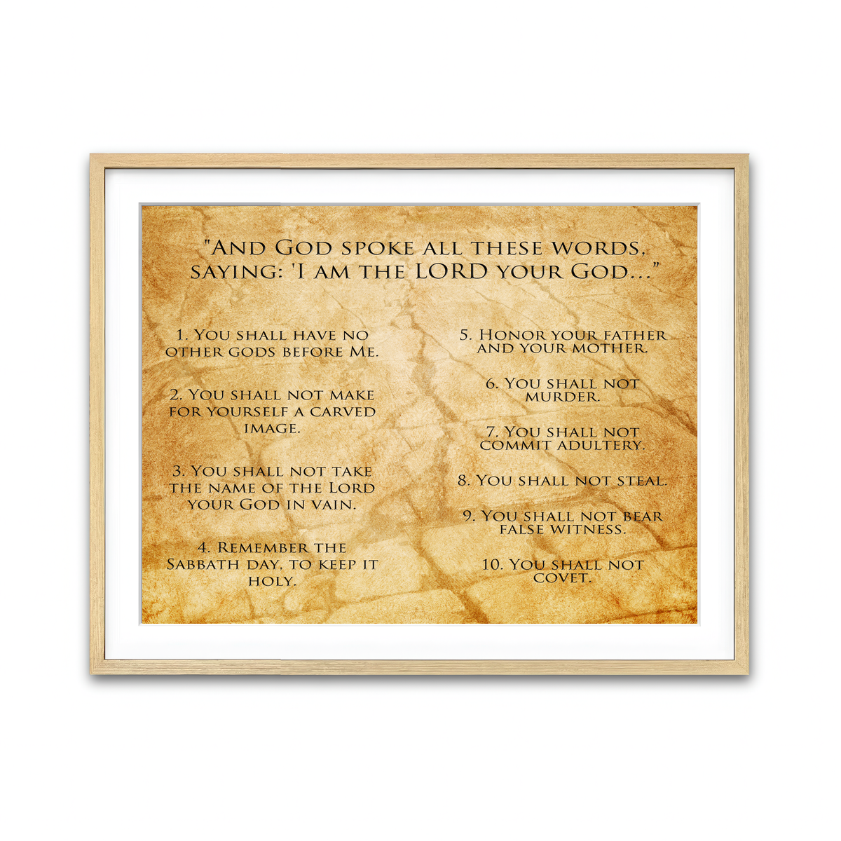 Framed Print 4x3 Natural