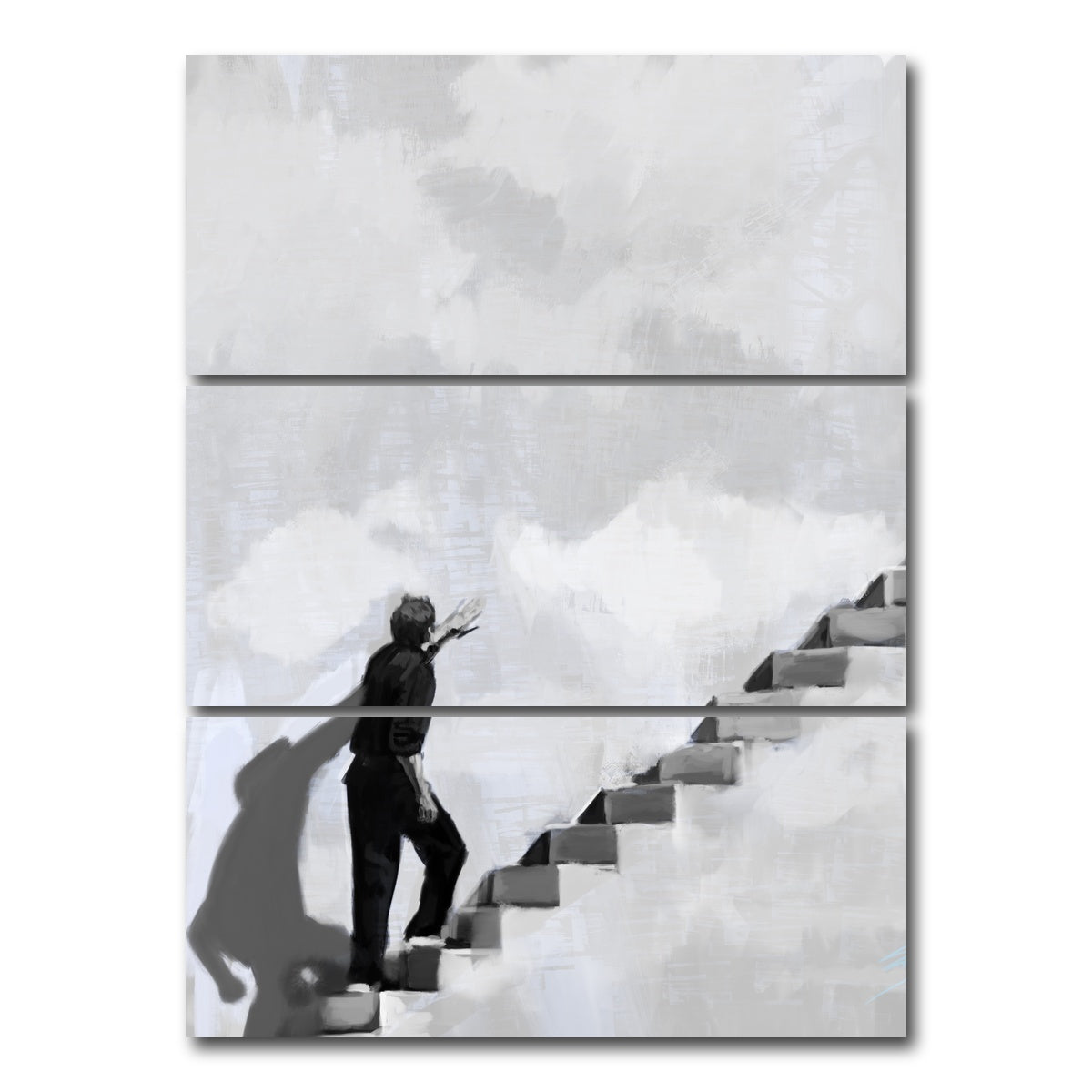 AUTO-MOCKUP WHITE | The Truman Show | 3 Piece | Gallery Wrap Canvas | group=8x18_stacked