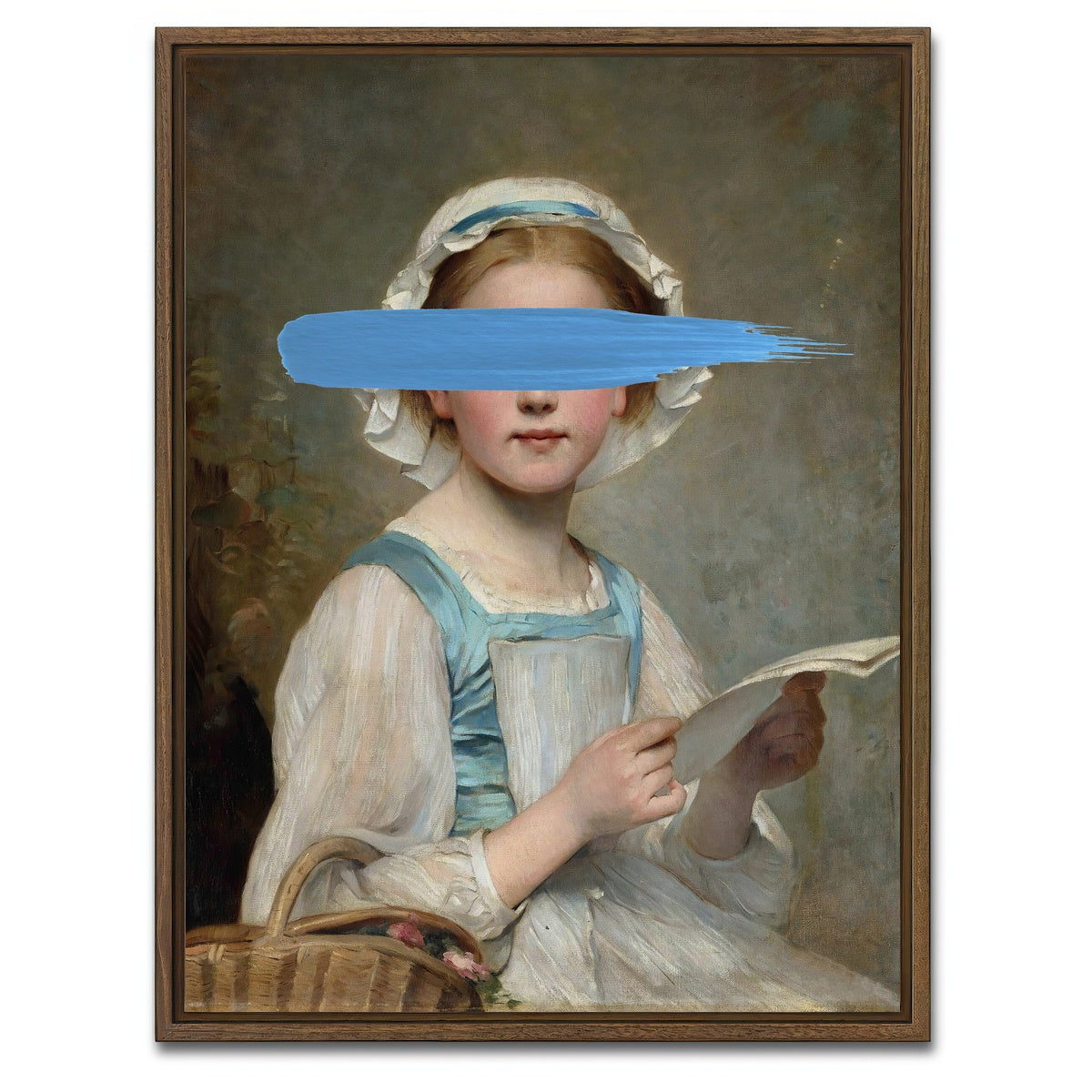 AUTO-MOCKUP WHITE | The Truth About Santa | 1 Piece | Walnut Framed Canvas | group=3x4