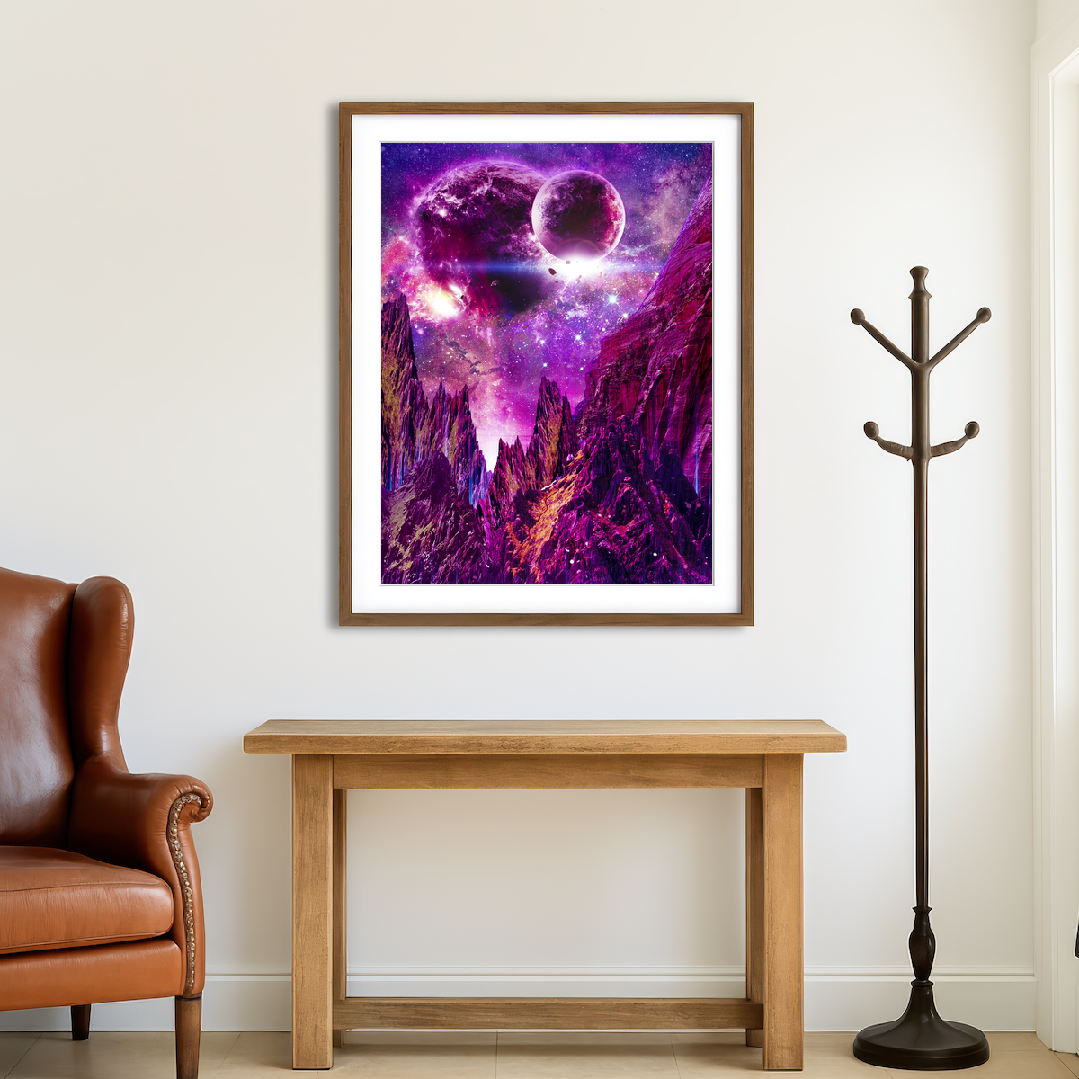 AUTO-MOCKUP ROOM | The Universe Wall Art