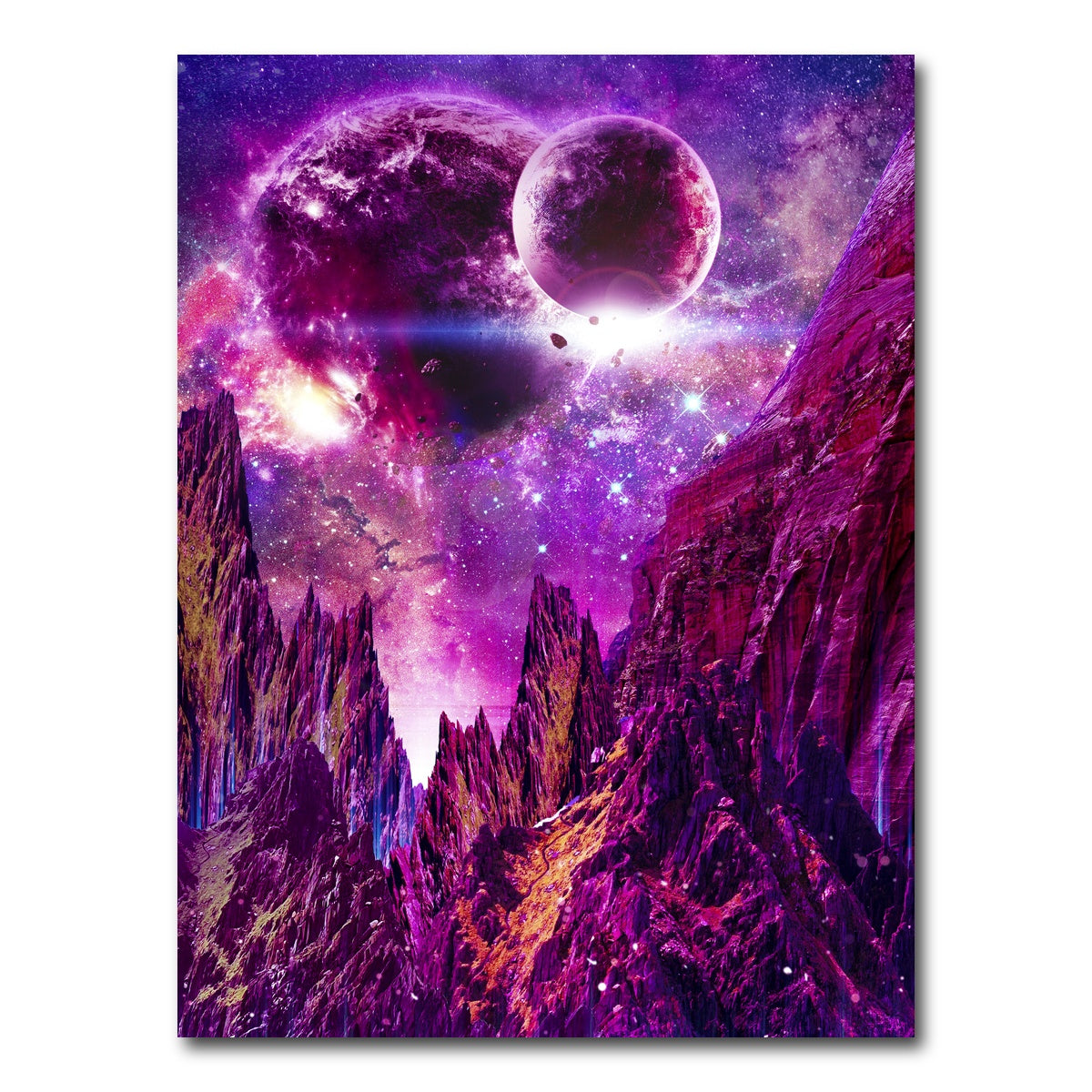 AUTO-MOCKUP WHITE | The Universe | 1 Piece | Gallery Wrap Canvas | group=3x4