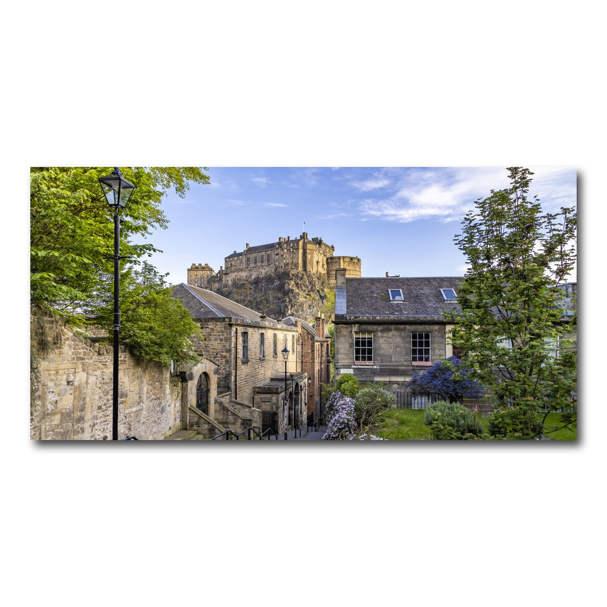 AUTO-MOCKUP WHITE | The Vennel in Edinburgh | 1 Piece | Gallery Wrap Canvas | group=2x1