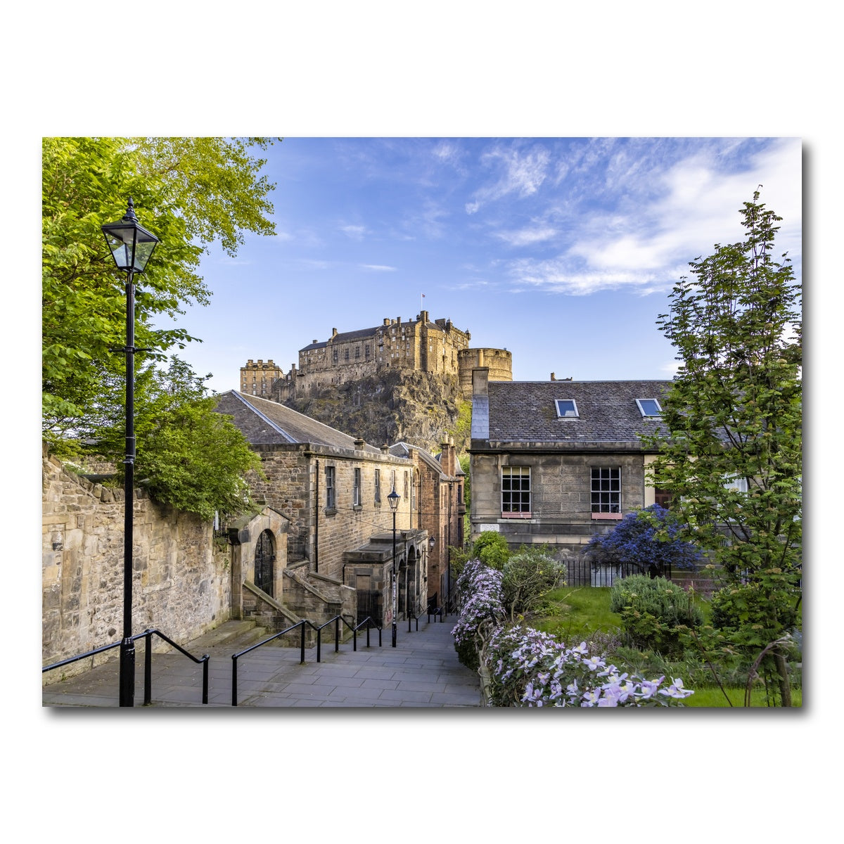 AUTO-MOCKUP WHITE | The Vennel in Edinburgh | 1 Piece | Gallery Wrap Canvas | group=4x3
