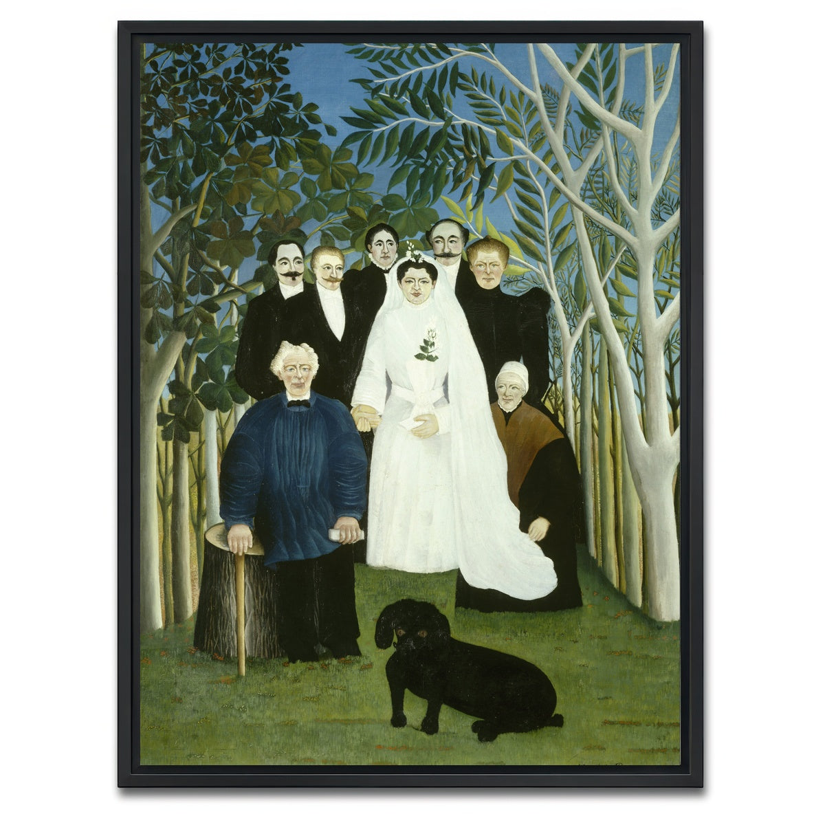 AUTO-MOCKUP WHITE | The Wedding Party | 1 Piece | Black Framed Canvas | group=3x4