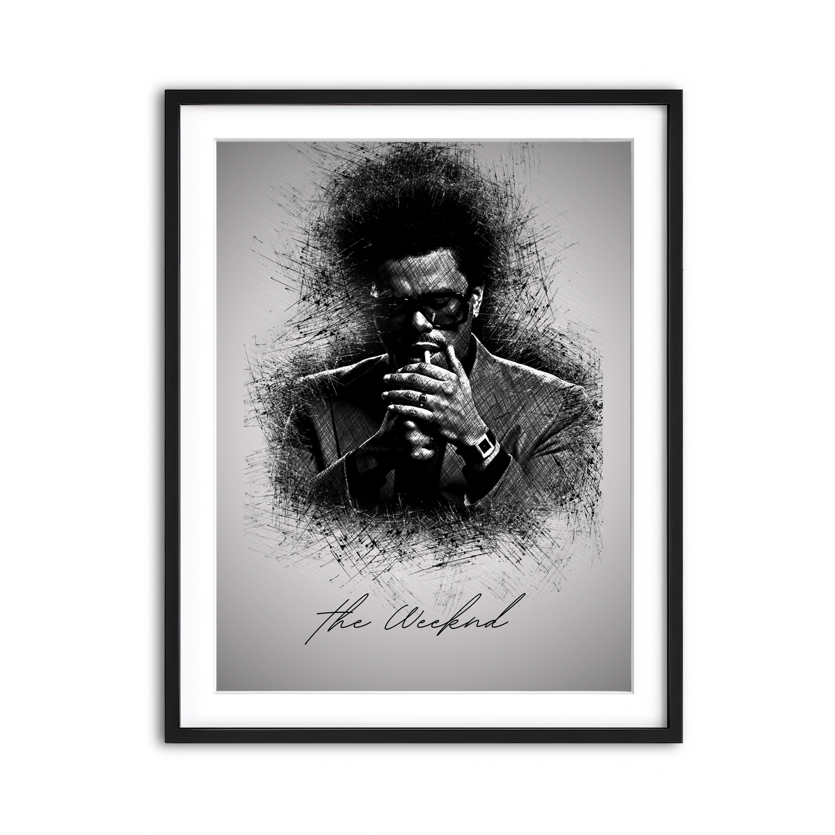 Framed Print 3x4 Black