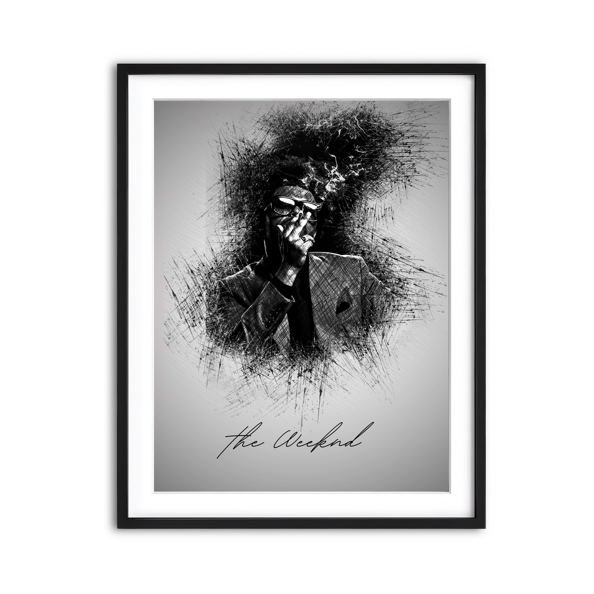 Framed Print 3x4 Black
